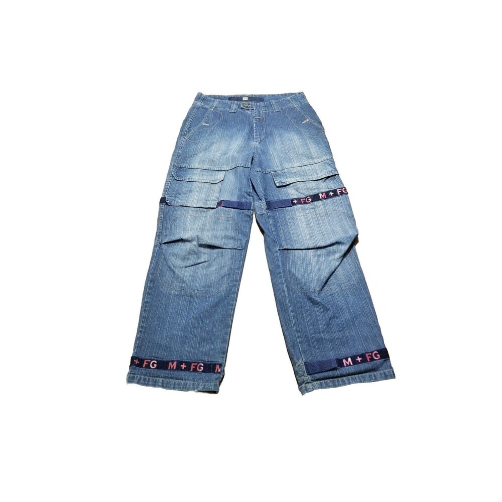 Marithe Francois Girbaud M+FG Jeans Men 34x32 Shuttle Taped Vtg Denim (34×31.5)